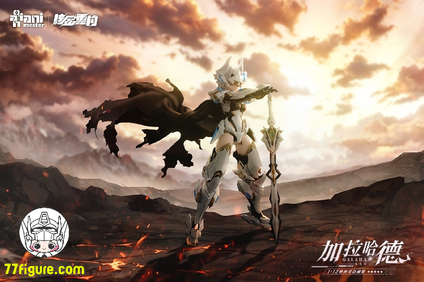 【品切れ】Animester & 核金重構 1/12 「白竜の騎士」ガラハッド(GALAHAD) プラモデル