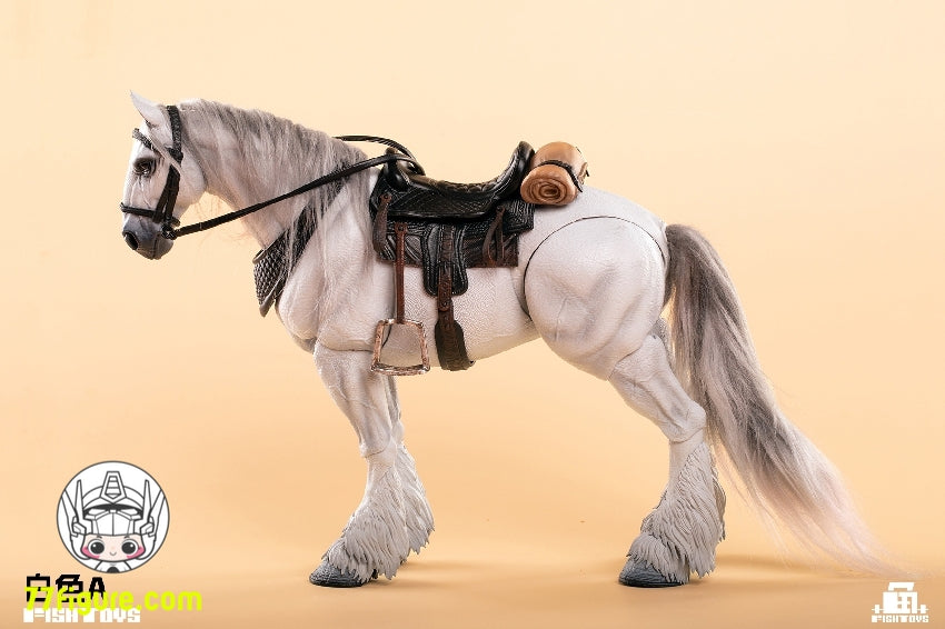 【品切れ】魚卜イズ 「ウェイストランド」シリーズ 白馬 A版 塗装済み可動フィギユア