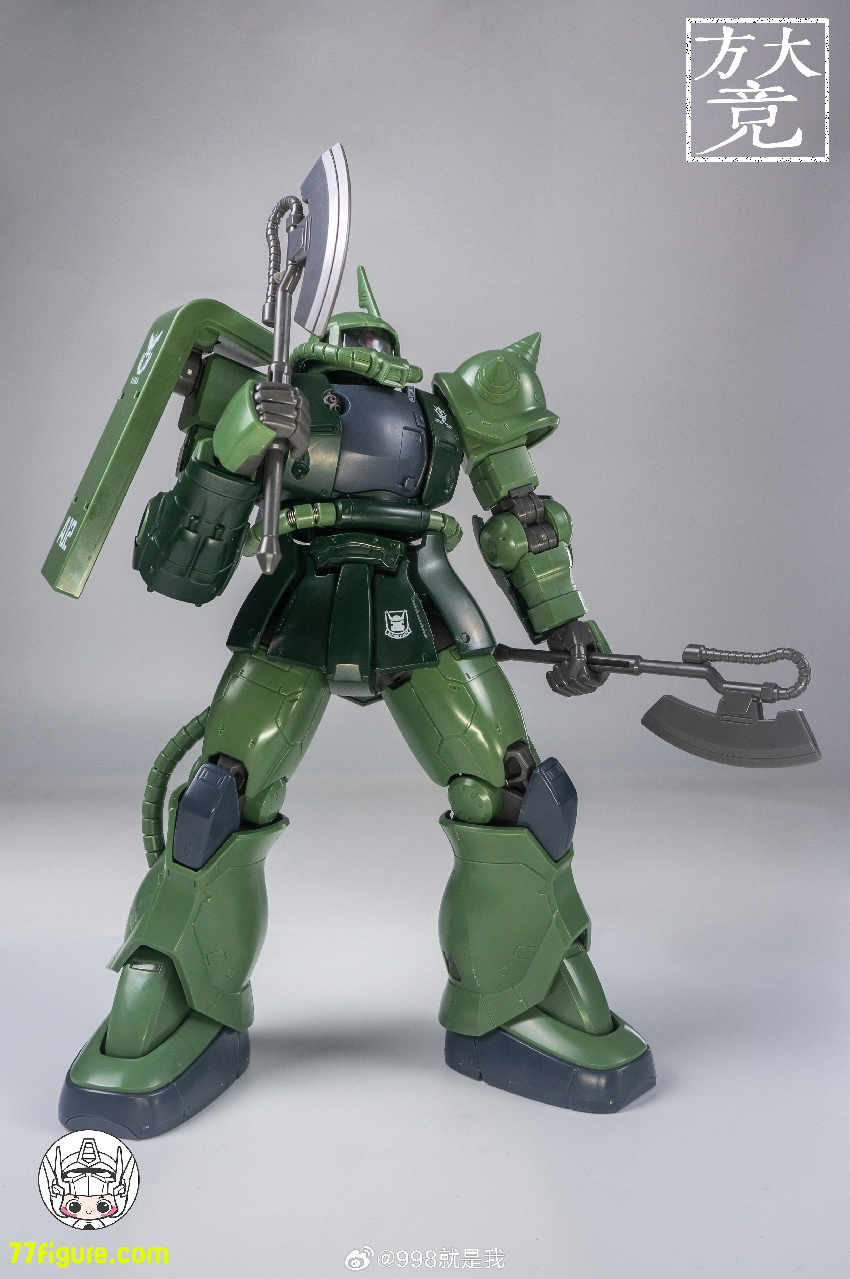 【再入荷】方大競 1/72 ザクII GTO グリーン/グラントVer. 塗装済み可動フィギュア