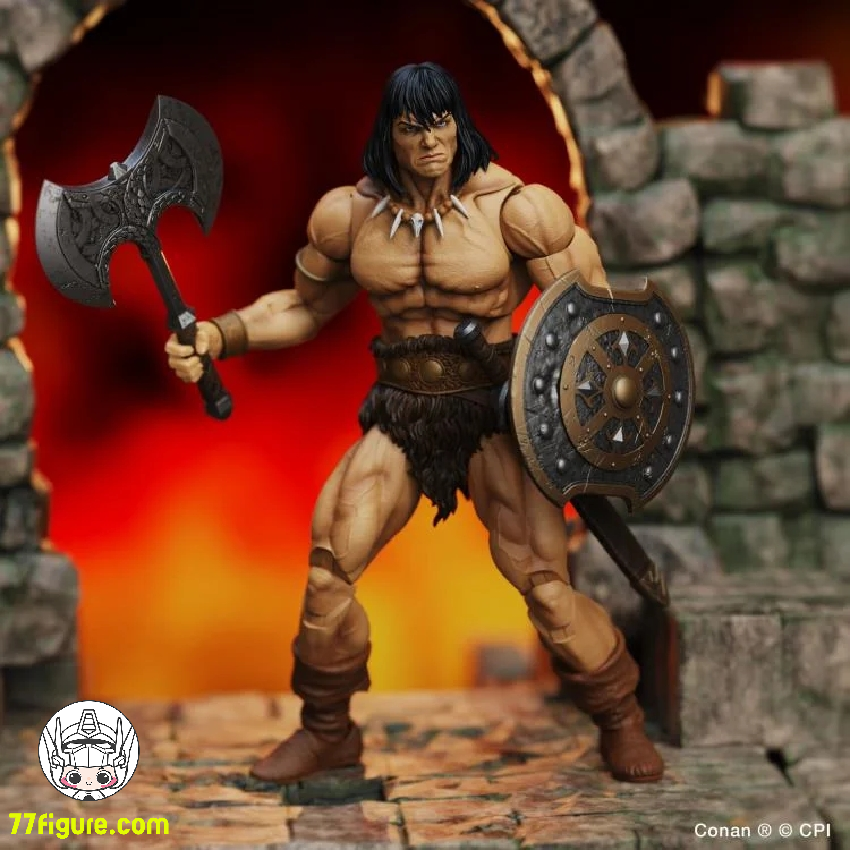 【予約商品】Boss Fight Studio 1/12 コナン・ザ・バーバリアン 黒海岸の略奪者 コナン 塗装済み可動フィギュア