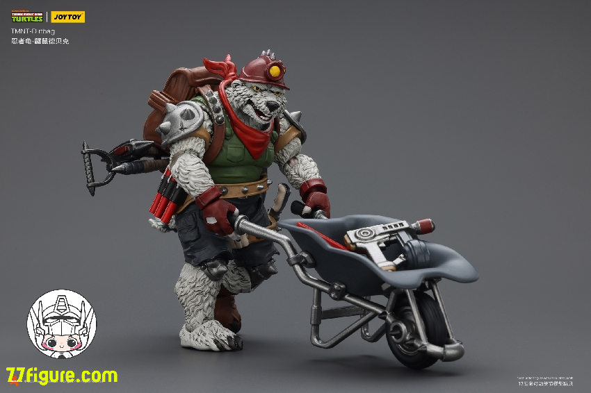 【品切れ】ジョイトイ JoyToy 1/18 ティーンエイジ ミュータント ニンジャ タートルズ 『TMNT 』ダートバッグ 塗装済み可動フィギュア