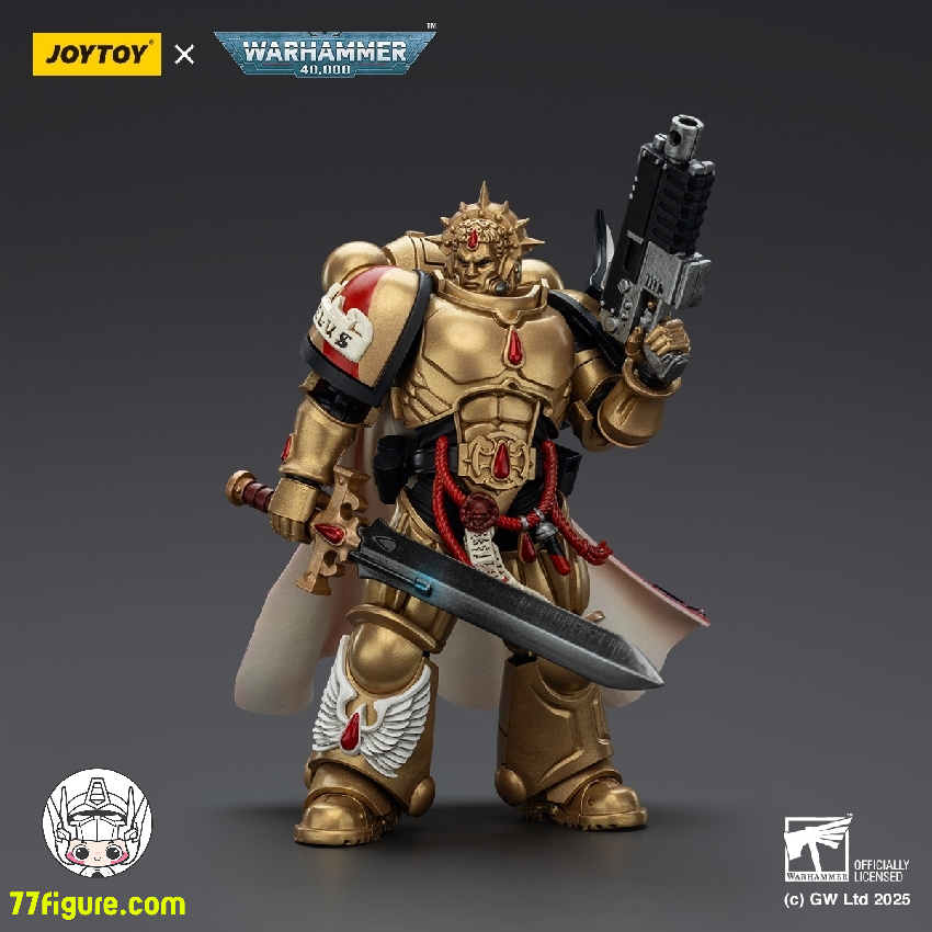 【予約商品】ジョイトイ JoyToy Source 1/18 『ウォーハンマー40K』ブラッド エンジェル キャプテン ヘビー ボルト ピストルとパワーソード付き 塗装済み可動フィギュア