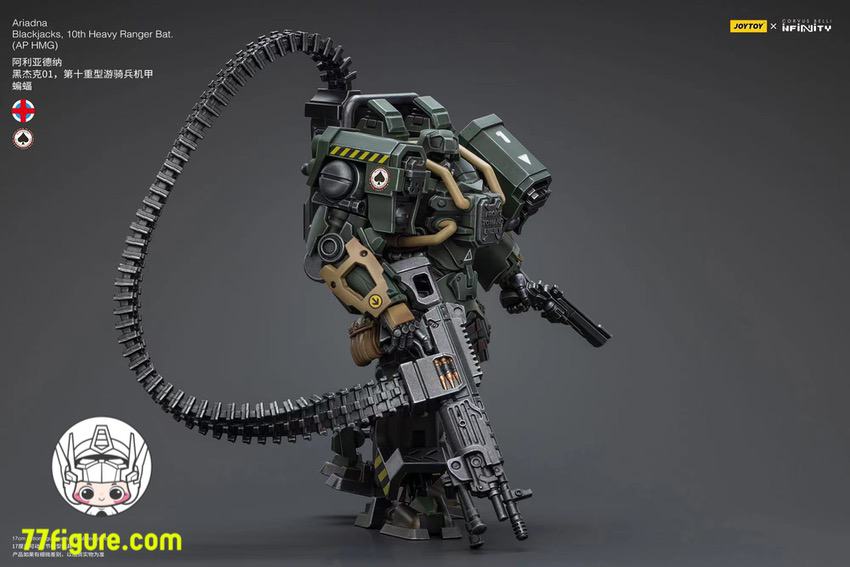 【品切れ】ジョイトイ JoyToy Source 1/18 『Infinity』アリアドナ ブラックジャックス 10 番目のヘビーレンジャー バット (AP HMG) 塗装済み可動フィギュア