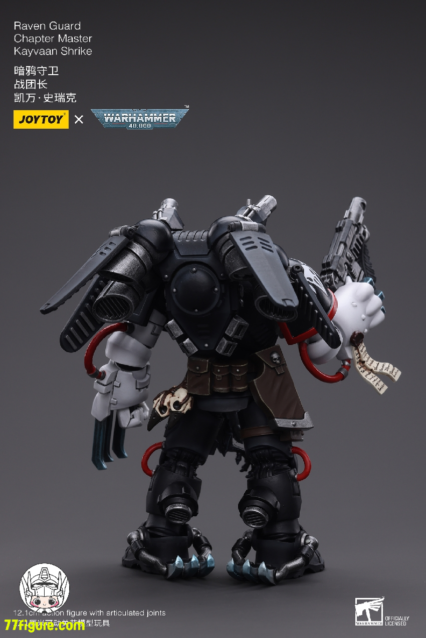 ジョイトイ JoyToy Source 1/18 『ウォーハンマー40K』レイヴン ガード チャプター マスター ケイヴァン・シュライク 塗装済み可動フィギュア
