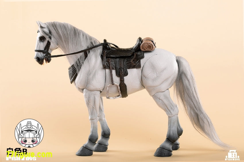 【品切れ】魚卜イズ 「ウェイストランド」シリーズ 白馬 B版 塗装済み可動フィギユア