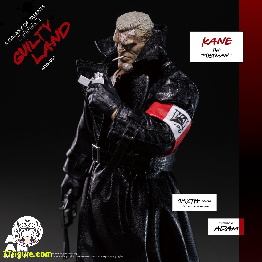 【予約商品】ADAM 1/12 ADG-001 ギルティランド ポストマン ケイン 塗装済み可動フィギュア