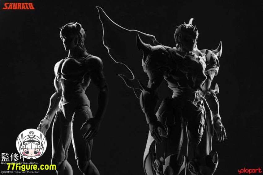 【品切れ】Yolopark 天空戦記シュラト 修羅王秋亜人 塗装済み可動フィギュア