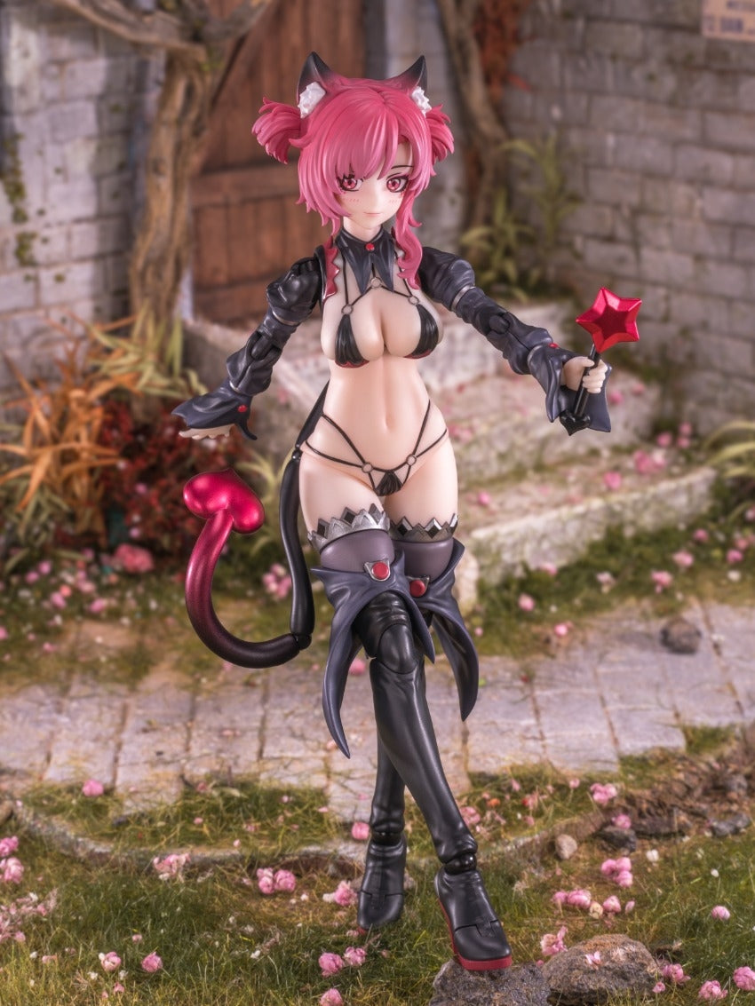 【予約商品】次元具像 1/12 見習い魔女 星川猫 赤髪 Ver. 塗装済み可動フィギュア