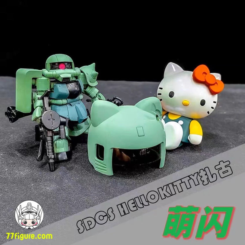 【品切れ】萌閃 ハローキティ SD グリーンザク プラモデル