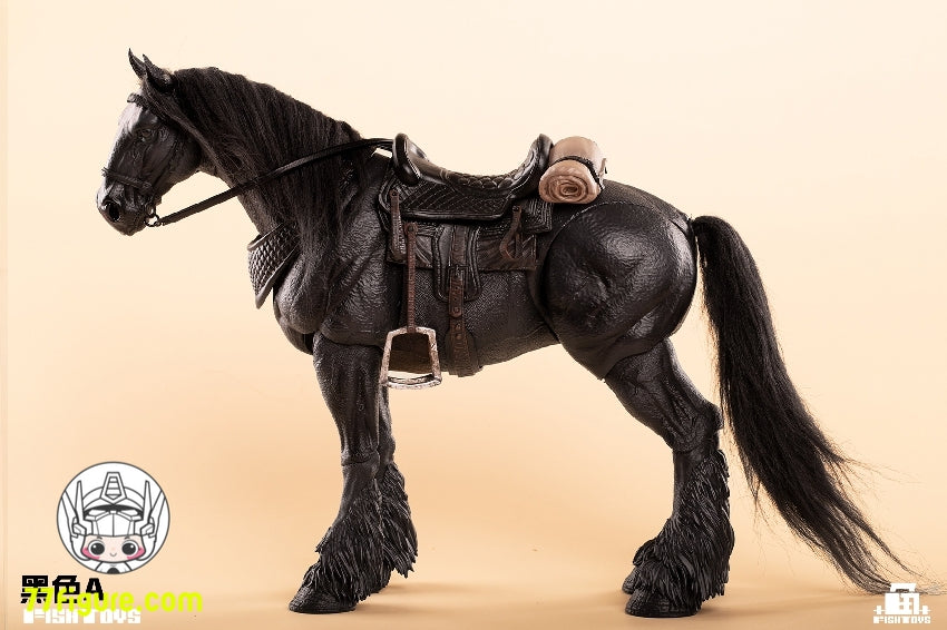 【品切れ】魚卜イズ 「ウェイストランド」シリーズ 黒馬 A版 塗装済み可動フィギユア