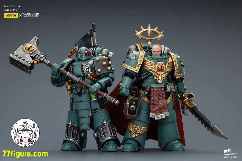 【予約商品】ジョイトイ JoyToy Source 1/18 『ウォーハンマー ホルスの異端』ホルスの息子たち 二体セット 塗装済み可動フィギュア