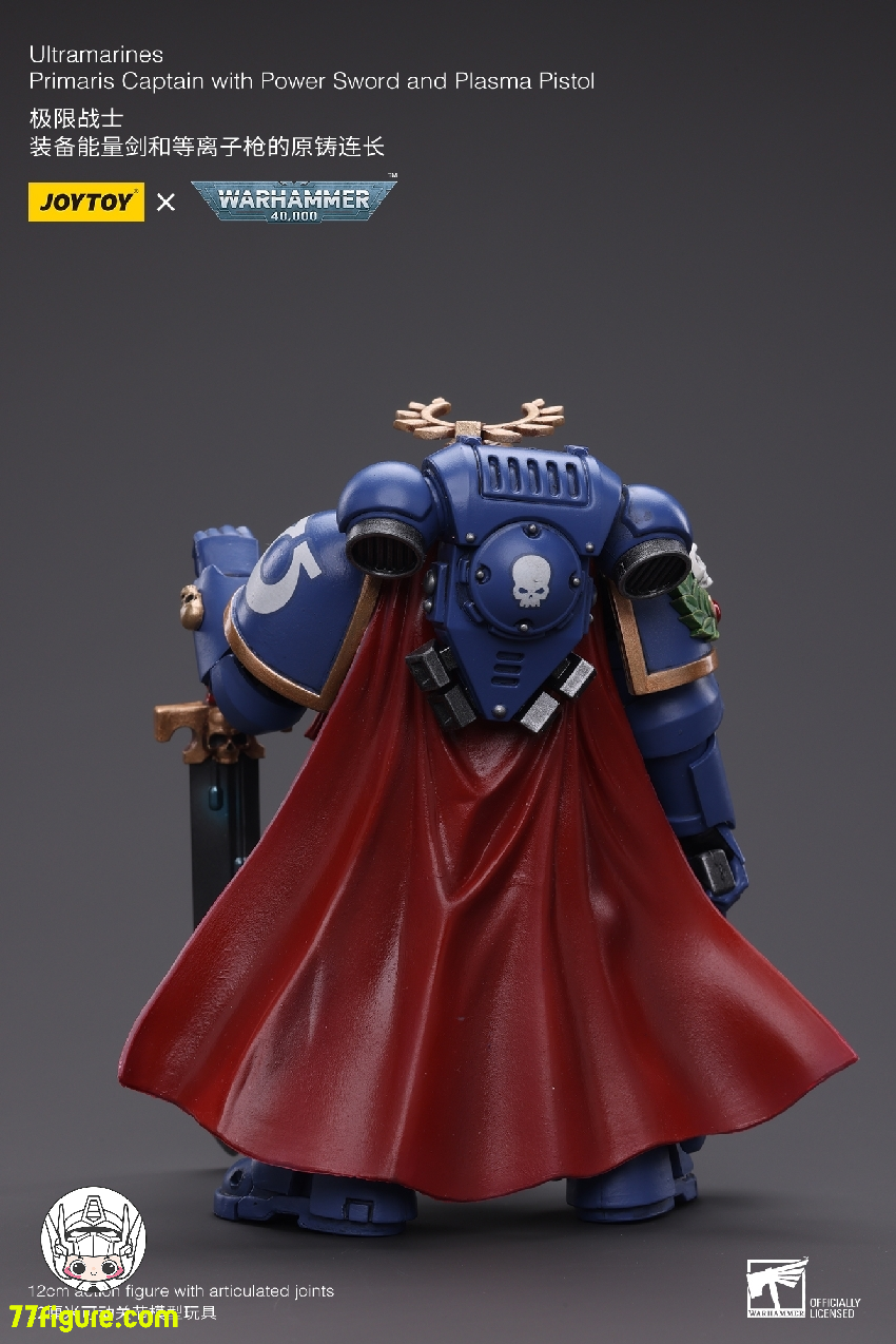 【品切れ】ジョイトイ JoyToy Source 1/18 『ウォーハンマー40K』ウルトラマリン プライマリス キャプテン 塗装済み可動フィギュア