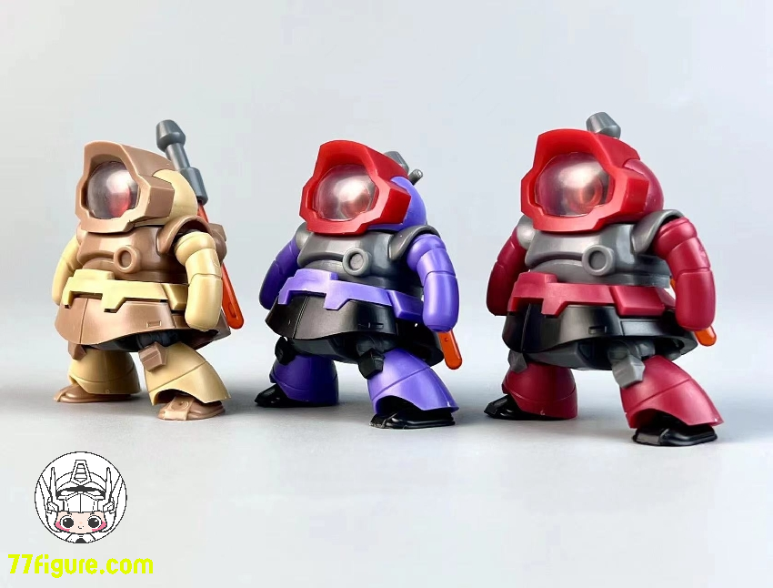 【品切れ】超星 Studio SD ガンダム MS-09R リック ドム プラモデル 三体セット