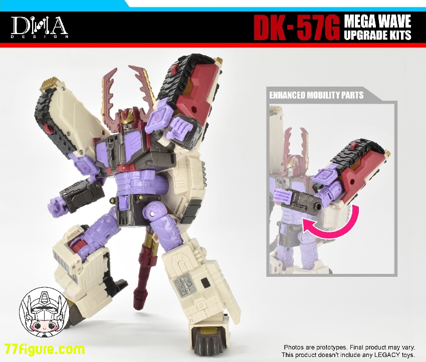 DNA Design DK-57G レガシー ユナイテッド リーダー アルマダ ユニバース ガルバトロン用 アップグレードキット
