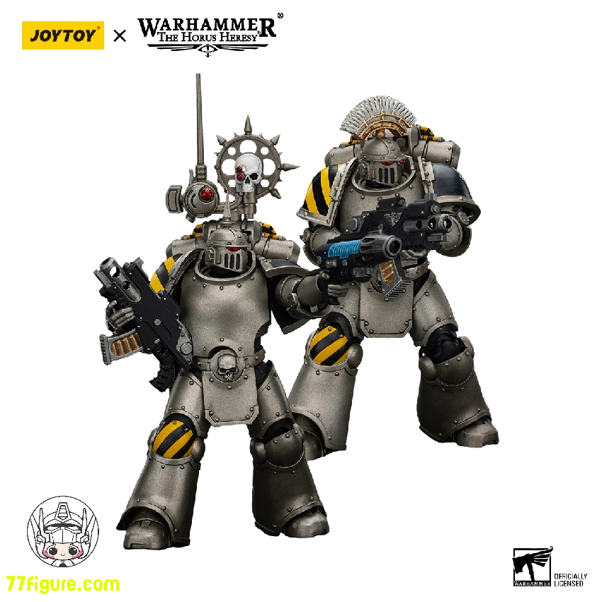 【品切れ】ジョイトイ JoyToy Source 1/18 『ウォーハンマー ホルスの異端』アイアン ウォリアーズ MKIII タクティカル 二体セット 塗装済み可動フィギュア