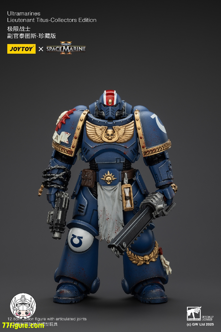 【予約商品】ジョイトイ JoyToy Source 1/18 『ウォーハンマー40K』ウルトラマリン タイタス中尉 - コレクターズ版 塗装済み可動フィギュア