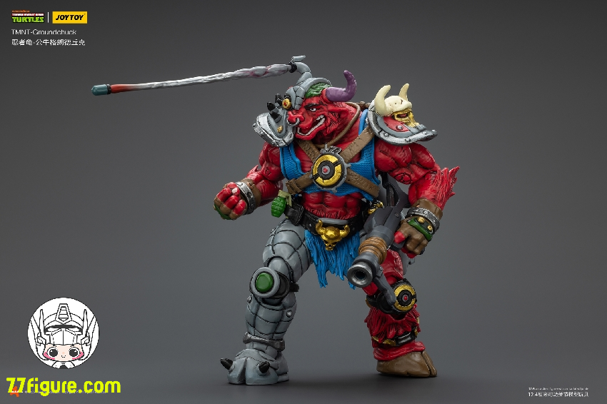 【品切れ】ジョイトイ JoyToy 1/18 ティーンエイジ ミュータント ニンジャ タートルズ 『TMNT 』グランドチャック 塗装済み可動フィギュア