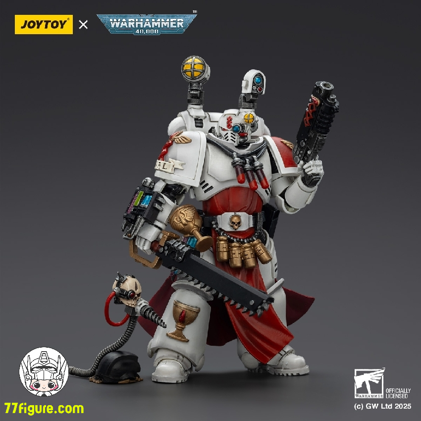 【予約商品】ジョイトイ JoyToy Source 1/18 『ウォーハンマー40K』ブラッド エンジェル サンギナリー プリースト ヘビーボルトピストル、チェーンソード&ナルセシウム付き 塗装済み可動フィギュア