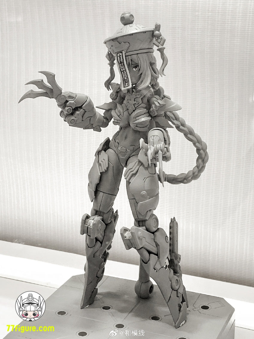 【品切れ】和模線 1/12 ゾンビガール プラモデル