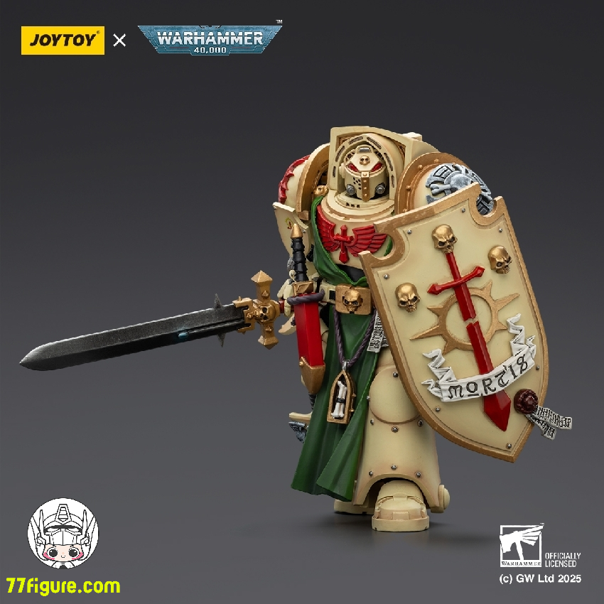 【予約商品】ジョイトイ JoyToy Source 1/18 『ウォーハンマー40K』ダーク エンジェル デスウィングナイト3 パワーソードとストームシールド付き 塗装済み可動フィギュア