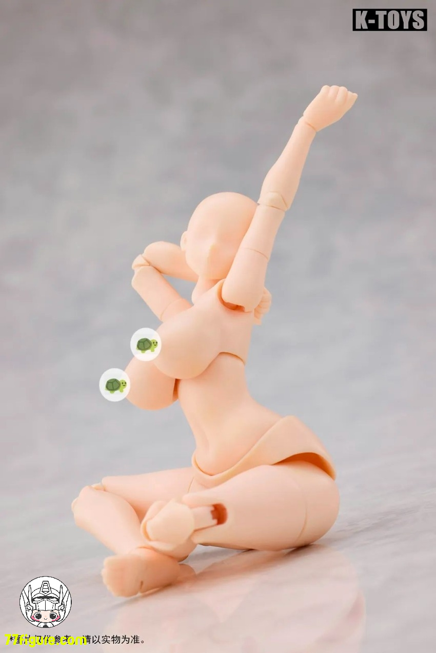 【予約商品】K Toys 1/12 KT02A 日系アニメ風 豊満な女性素体 白肌 塗装済み可動フィギュア