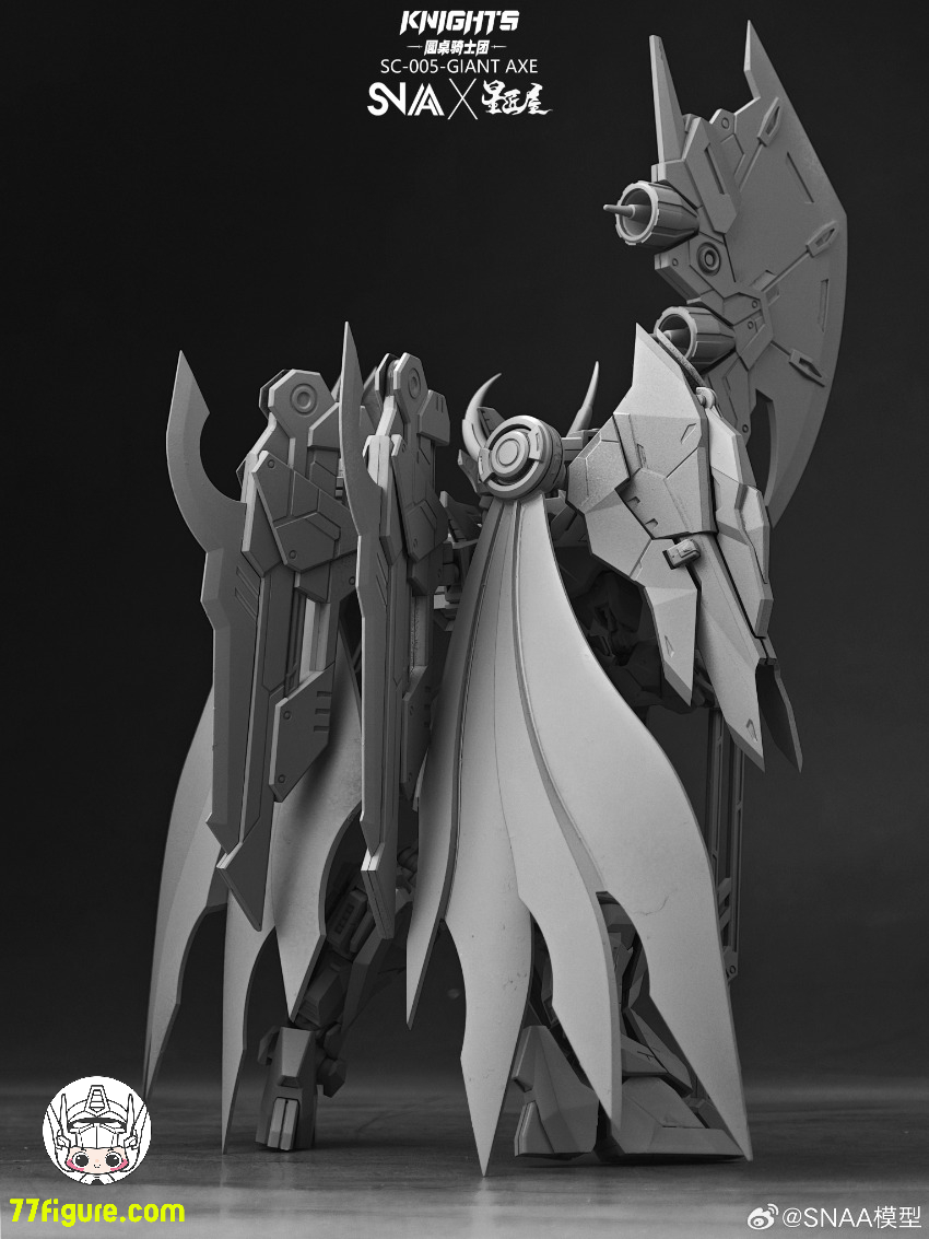 SNAA Model 1/144 円卓の騎士 咆哮の斧 ランスロット(Lancelot)プラモデル