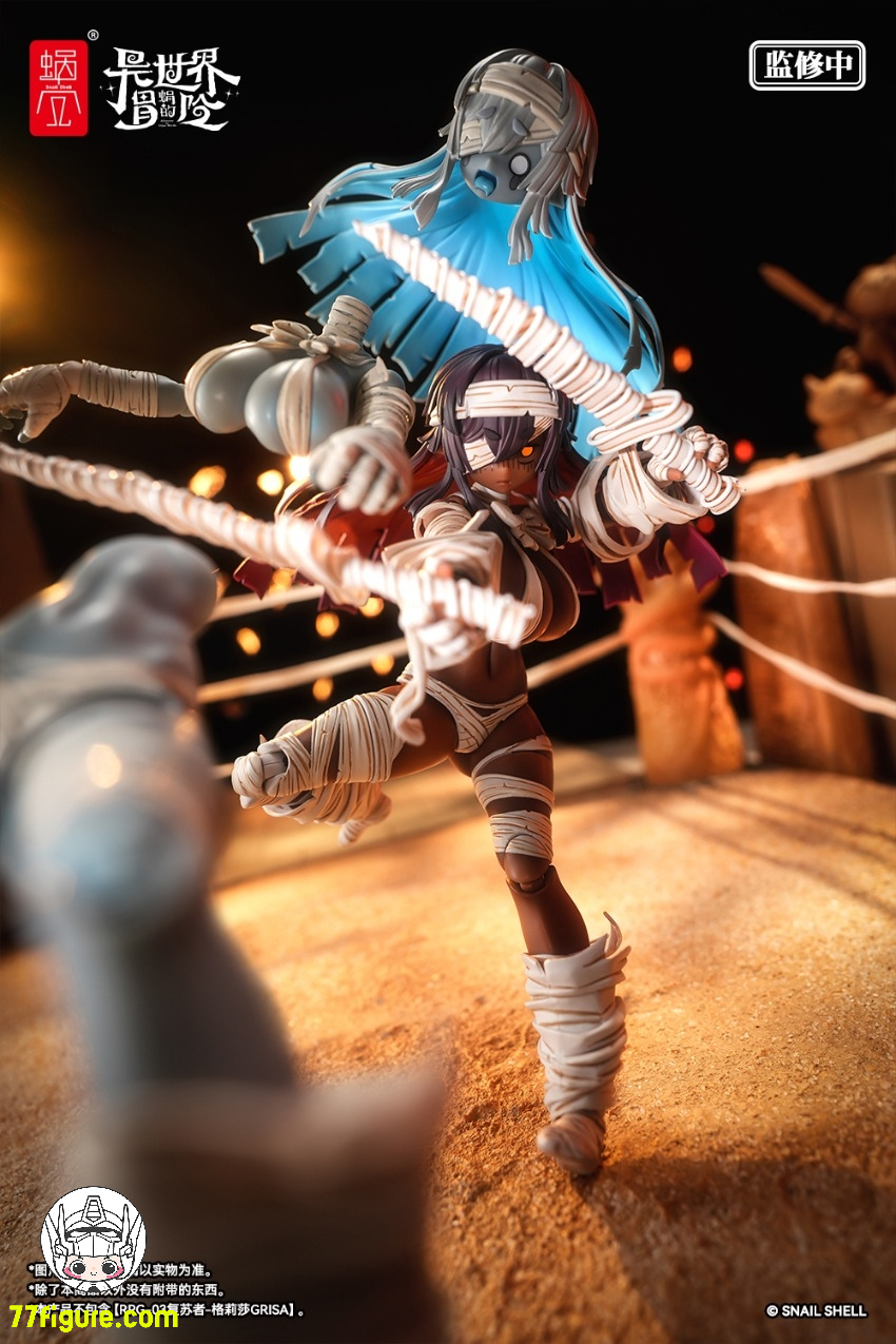 【予約商品】蝸之殻(スネイルシェル) 1/12 RPG-03A ゾンビ娘 グリザ オルタVer. 塗装済み可動フィギュア