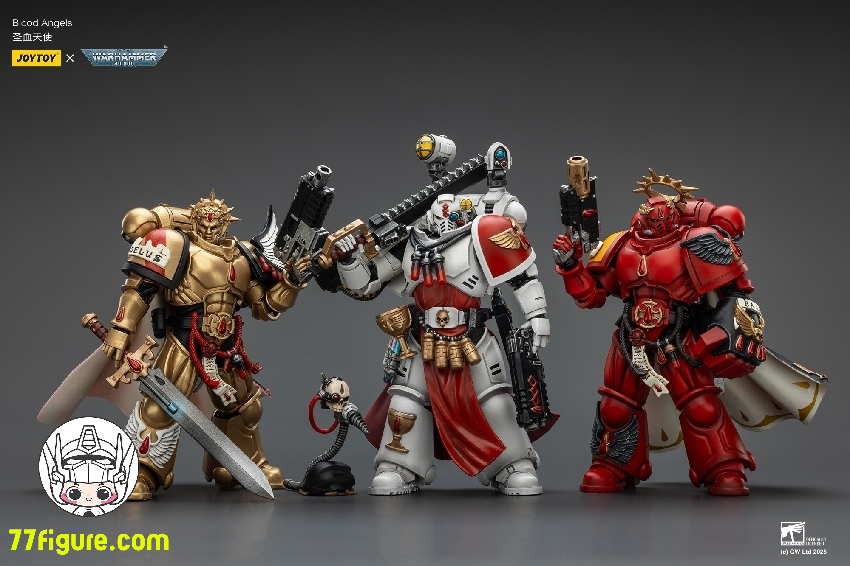 【予約商品】ジョイトイ JoyToy Source 1/18 『ウォーハンマー40K』ブラッド エンジェル 三体セット 塗装済み可動フィギュア