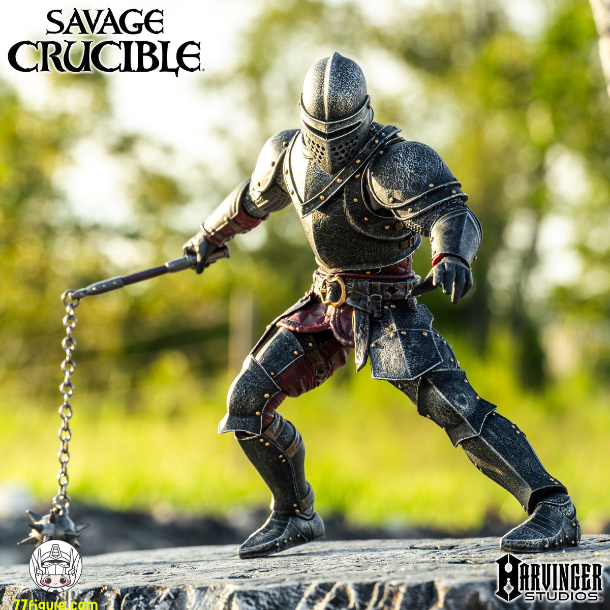【予約商品】Harvinger Studios 1/12 サベージ・クルーシブル サー・カシアン 塗装済み可動フィギュア
