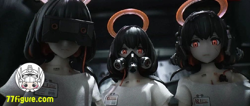 【品切れ】蝸之殻(スネイルシェル) 1/12 三猿 (見ざる・聞かざる・言わざる) 三体セット 塗装済み可動フィギユア