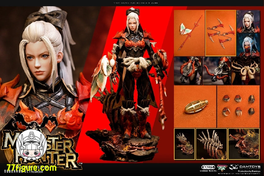 【先行販売】DAMTOYS & NAUTS 1/6 DMS041『モンスターハンター』 オドガロン セット 豪華版 塗装済み可動フィギュア