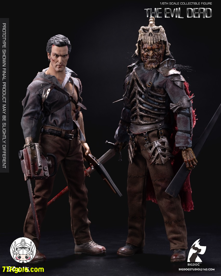 【予約受付終了】BIGDOG STUDIO 1/6 SC015 死霊のはらわた 豪華版 二体セット 塗装済み可動フィギュア