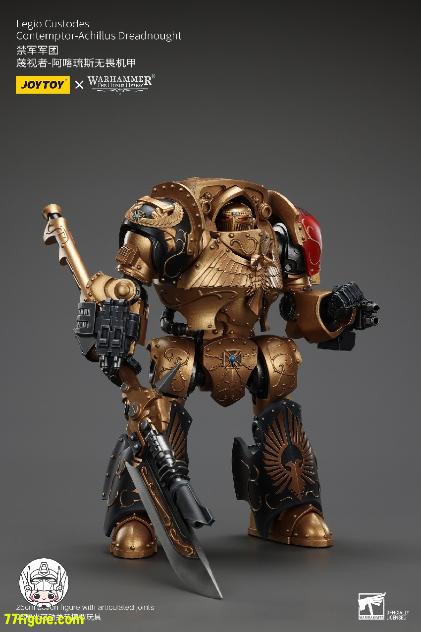 【品切れ】ジョイトイ JoyToy Source 1/18 『ウォーハンマー ホルスの異端』 レギオ・カストデス コンテンプター・ドレッドノート 2体セット 塗装済み可動フィギュア