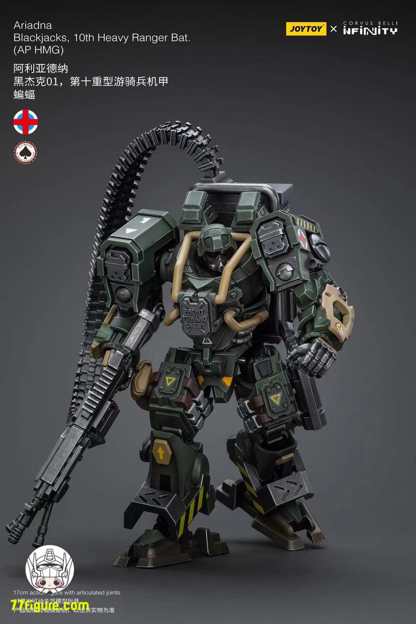 【品切れ】ジョイトイ JoyToy Source 1/18 『Infinity』アリアドナ ブラックジャックス 10 番目のヘビーレンジャー バット (AP HMG) 塗装済み可動フィギュア