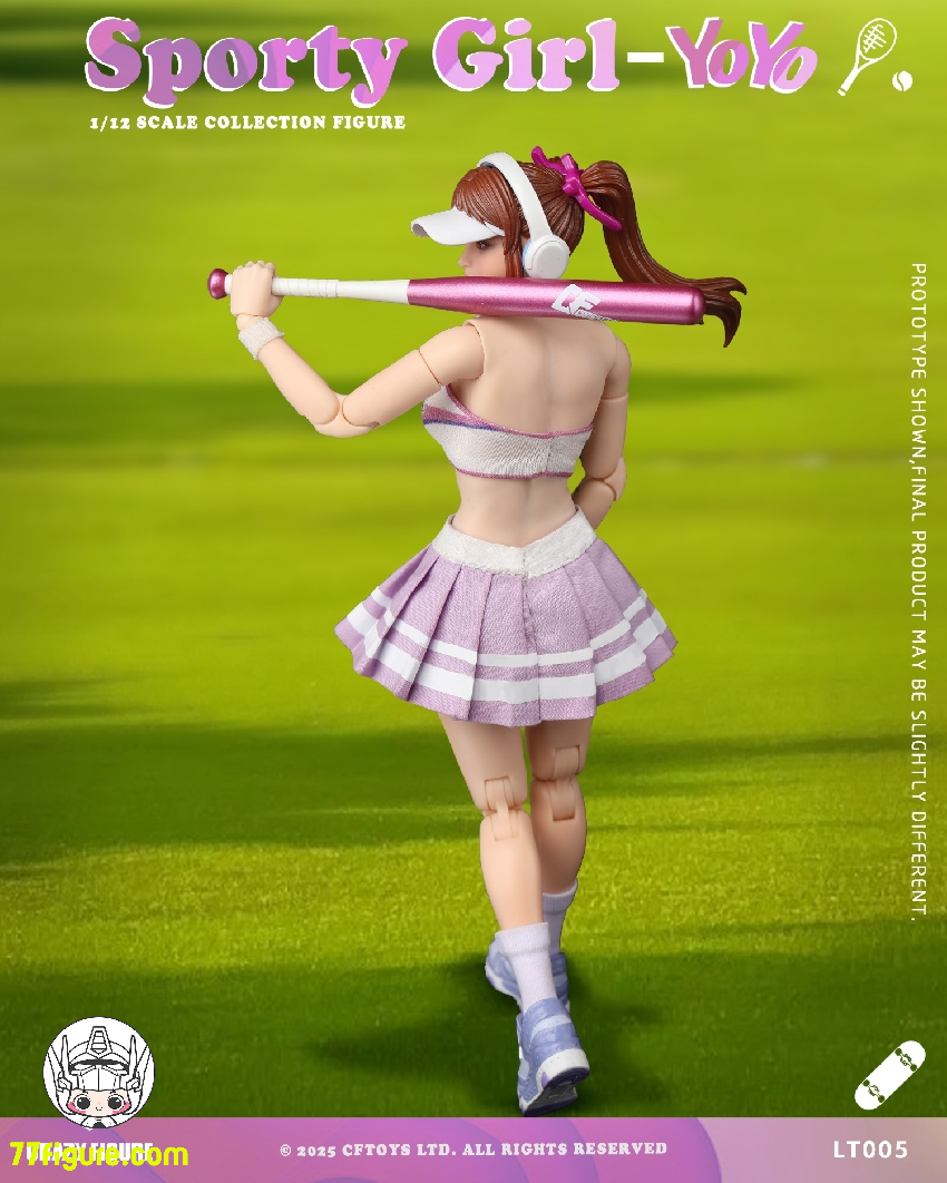 【予約商品】Crazy Figure 1/12 LT005 スポーティガール ヨーヨー 塗装済み可動フィギュア