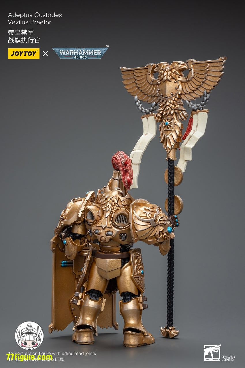 【品切れ】ジョイトイ JoyToy Source 1/18 『ウォーハンマー40K』アデプト・ガーディアンズ ベクシラス プラエター 塗装済み可動フィギュア