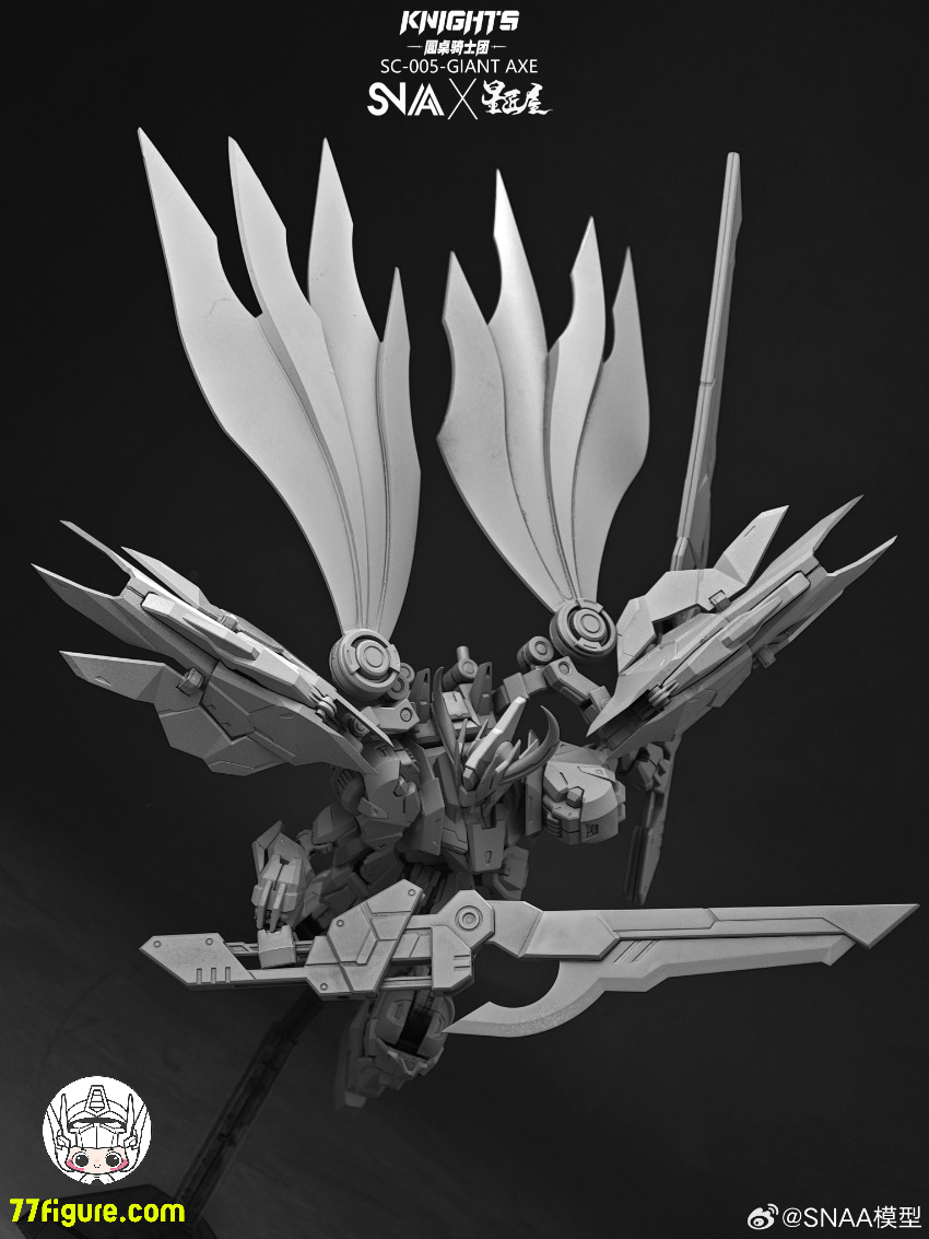 SNAA Model 1/144 円卓の騎士 咆哮の斧 ランスロット(Lancelot)プラモデル