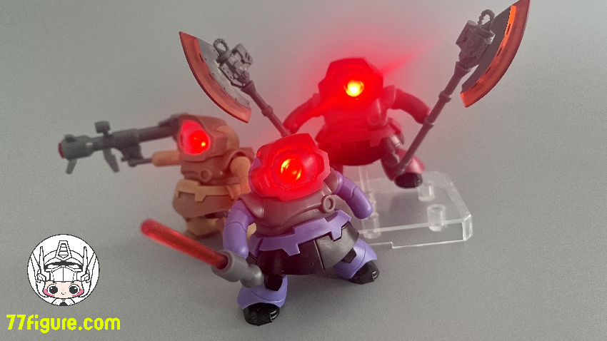 【品切れ】超星 Studio SD ガンダム MS-09R リック ドム プラモデル 三体セット