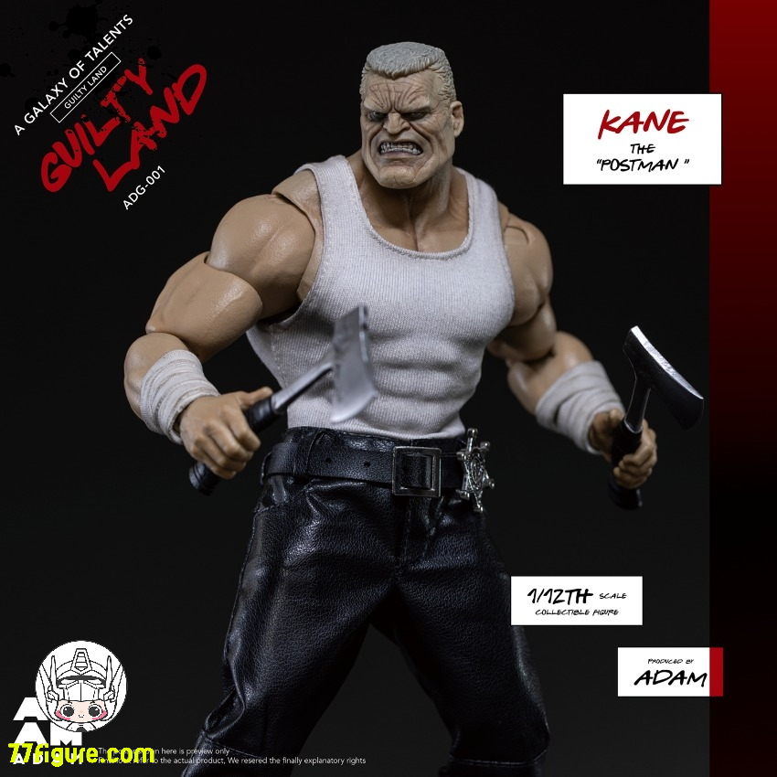 【予約商品】ADAM 1/12 ADG-001 ギルティランド ポストマン ケイン 塗装済み可動フィギュア