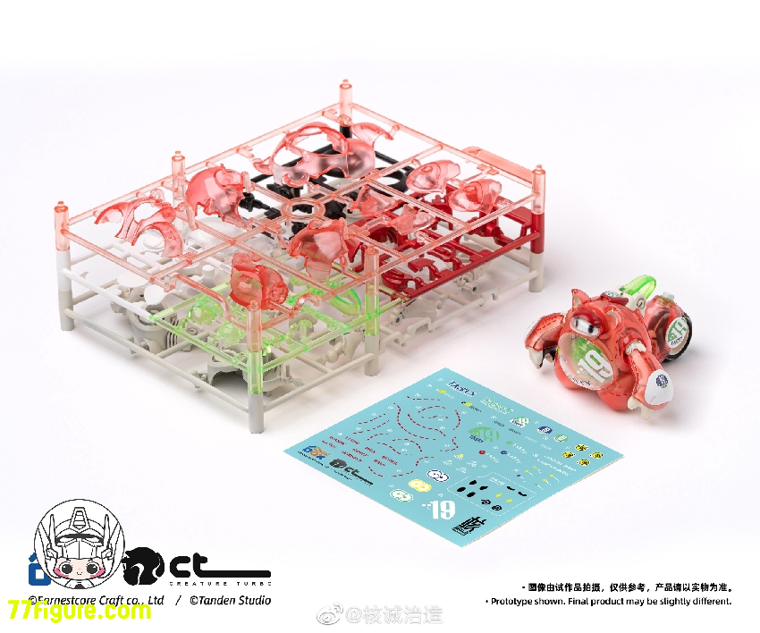 【品切れ】核誠治造 Earnestcore Craft ランチボックス シリーズ アライグマ (赤) プラモデル