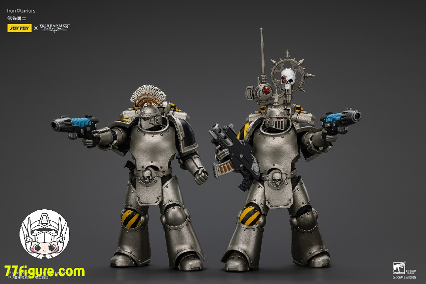 【品切れ】ジョイトイ JoyToy Source 1/18 『ウォーハンマー ホルスの異端』アイアン ウォリアーズ MKIII タクティカル 二体セット 塗装済み可動フィギュア