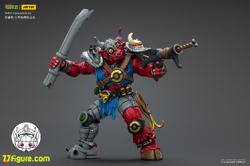 【品切れ】ジョイトイ JoyToy 1/18 ティーンエイジ ミュータント ニンジャ タートルズ 『TMNT 』グランドチャック 塗装済み可動フィギュア