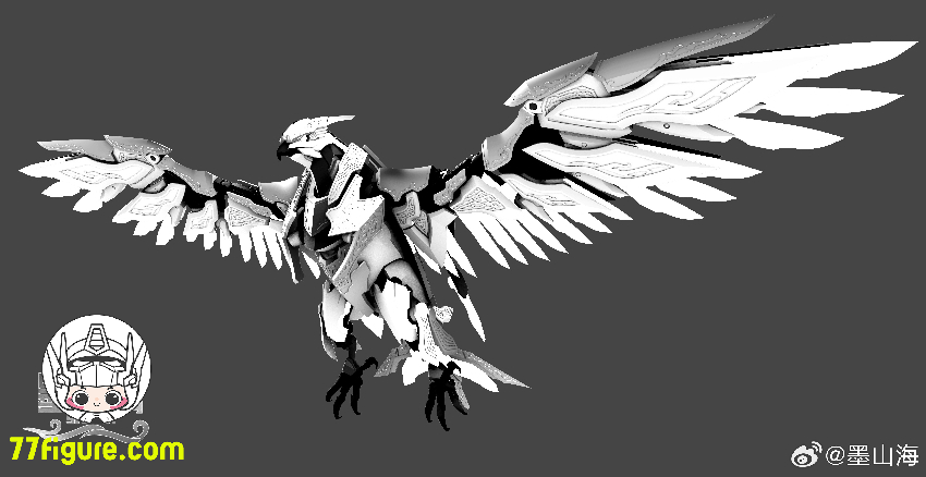 【先行販売】墨山海 山海経 神獣 シリーズ 九天の崑鵬 プラモデル