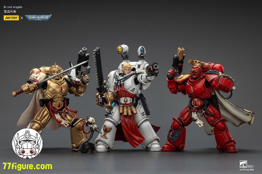 【予約商品】ジョイトイ JoyToy Source 1/18 『ウォーハンマー40K』ブラッド エンジェル 三体セット 塗装済み可動フィギュア
