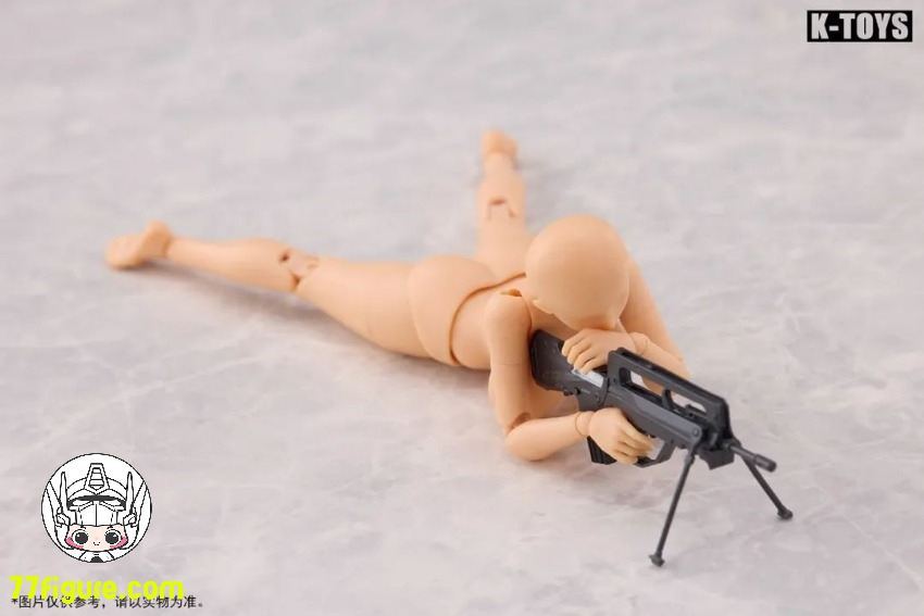 【予約商品】K Toys 1/12 KT02B 日系アニメ風 豊満な女性素体 自然肌 塗装済み可動フィギュア
