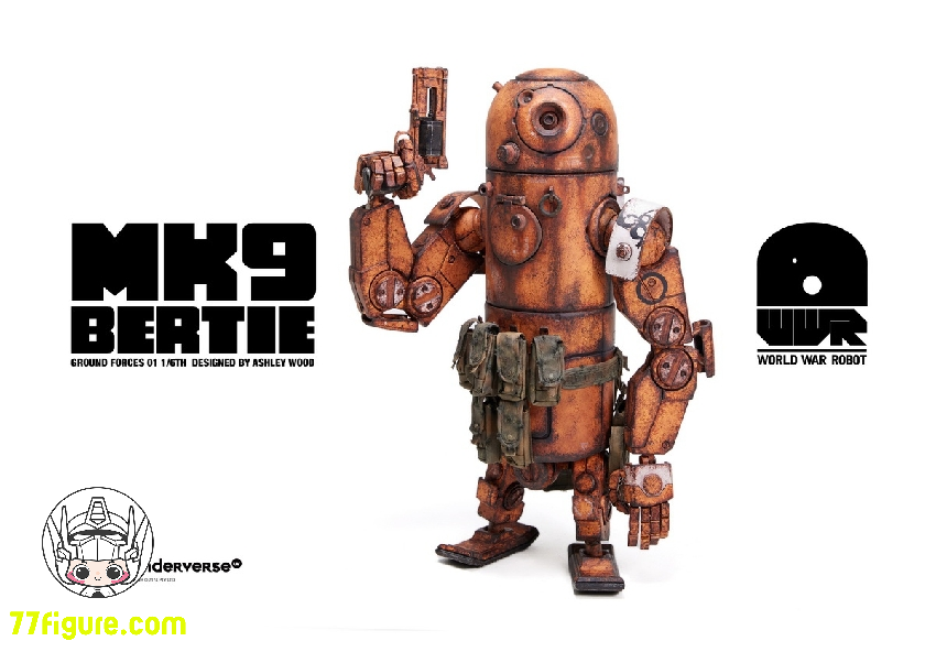【予約商品】Underverse 1/6 UV202418 ワールド・ウォー・ロボット デザートアルファ バーティー MK9 塗装済み可動フィギュア