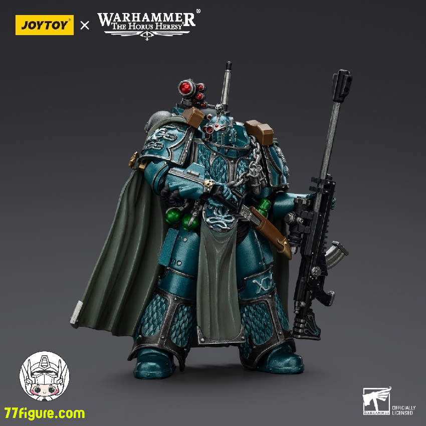 【予約商品】ジョイトイ JoyToy Source 1/18 『ウォーハンマー ホルスの異端』アルファ・レギオン・エクソダス「千人一体」スナイパーライフルとパワーダガー付き 塗装済み可動フィギュア