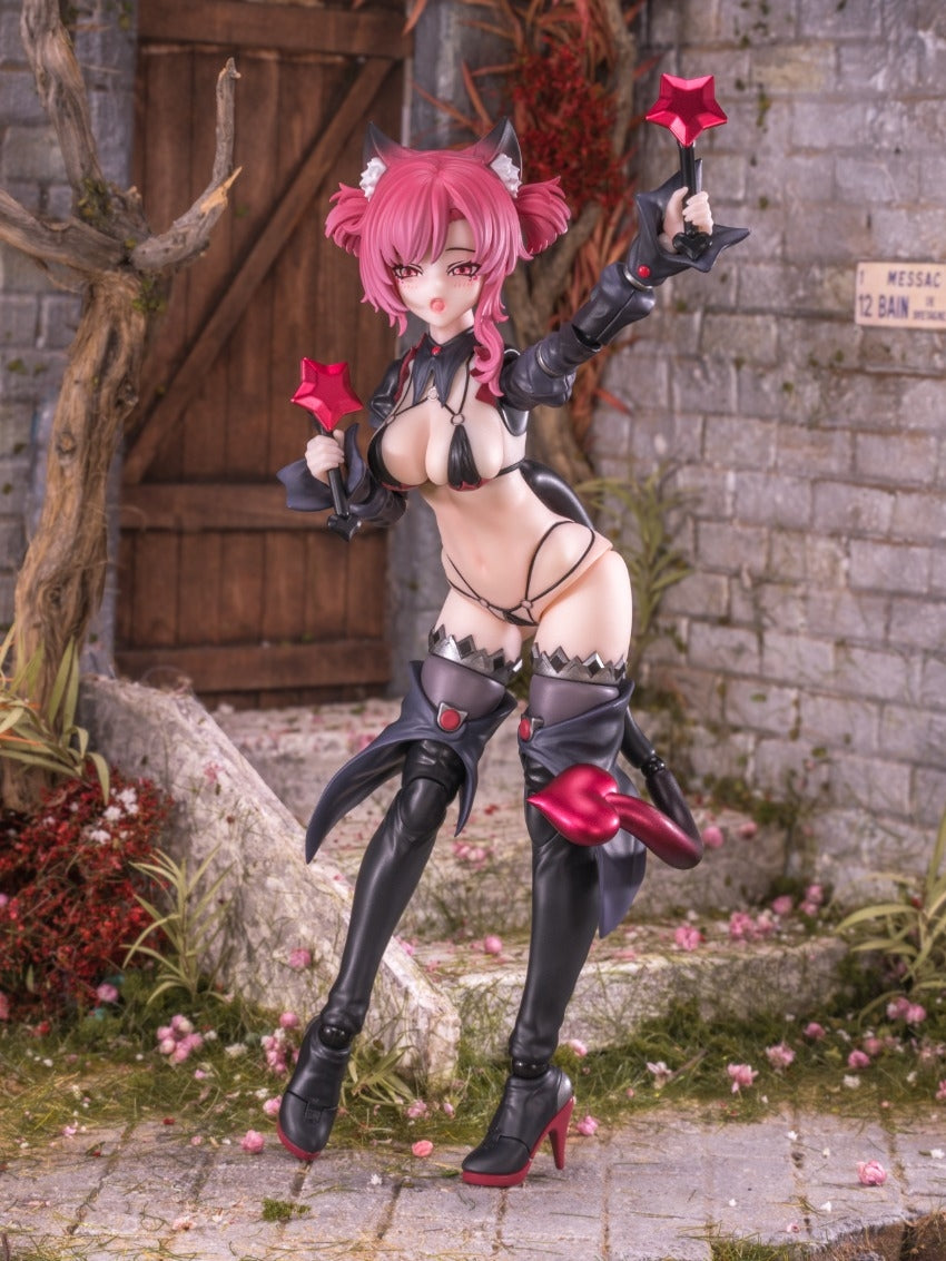 【予約商品】次元具像 1/12 見習い魔女 星川猫 赤髪 Ver. 塗装済み可動フィギュア