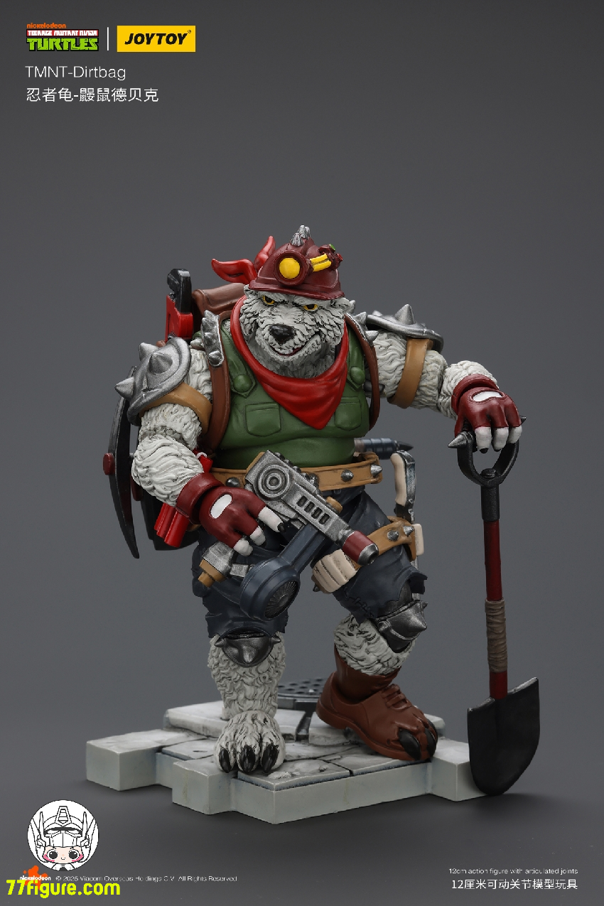 【品切れ】ジョイトイ JoyToy 1/18 ティーンエイジ ミュータント ニンジャ タートルズ 『TMNT 』ダートバッグ 塗装済み可動フィギュア