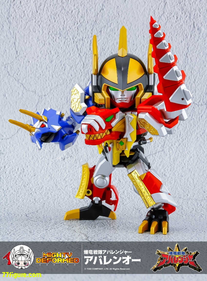 【予約商品】Action Toys MIGHTY DEFORMED 恐竜戦隊ジュウレンジャー アバレンオー 塗装済み可動フィギュア